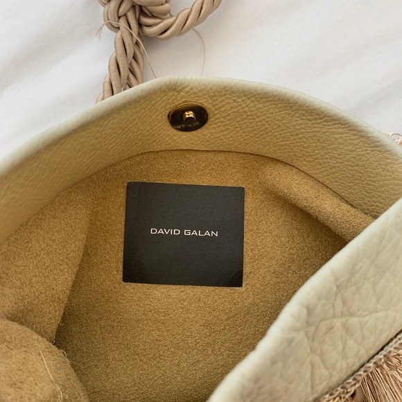 Tan Cross Bag With Special Decorations - Picture 5 of 5